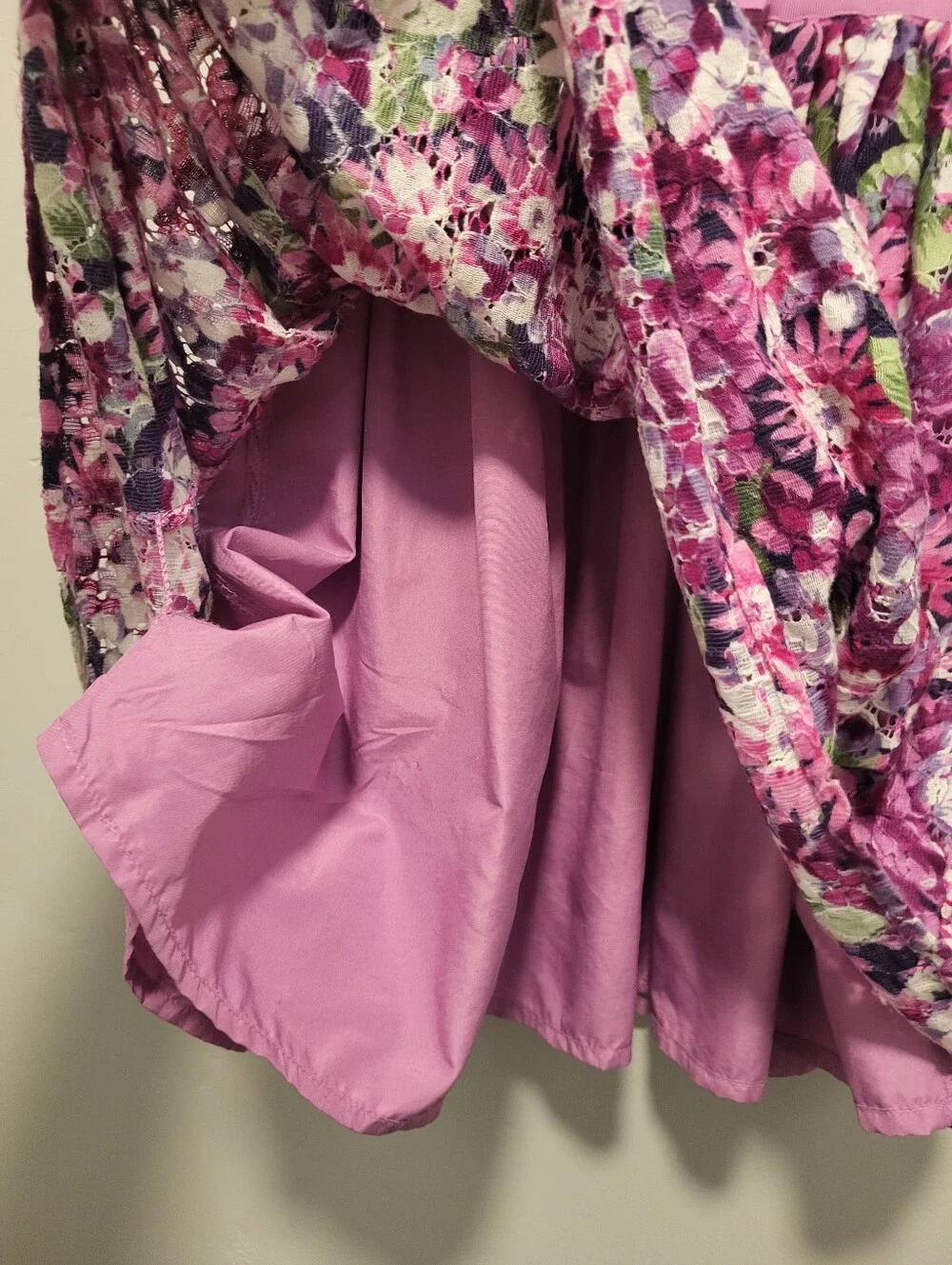 Gymboree Pink and Purple Floral Sleeveless Dress Size 5